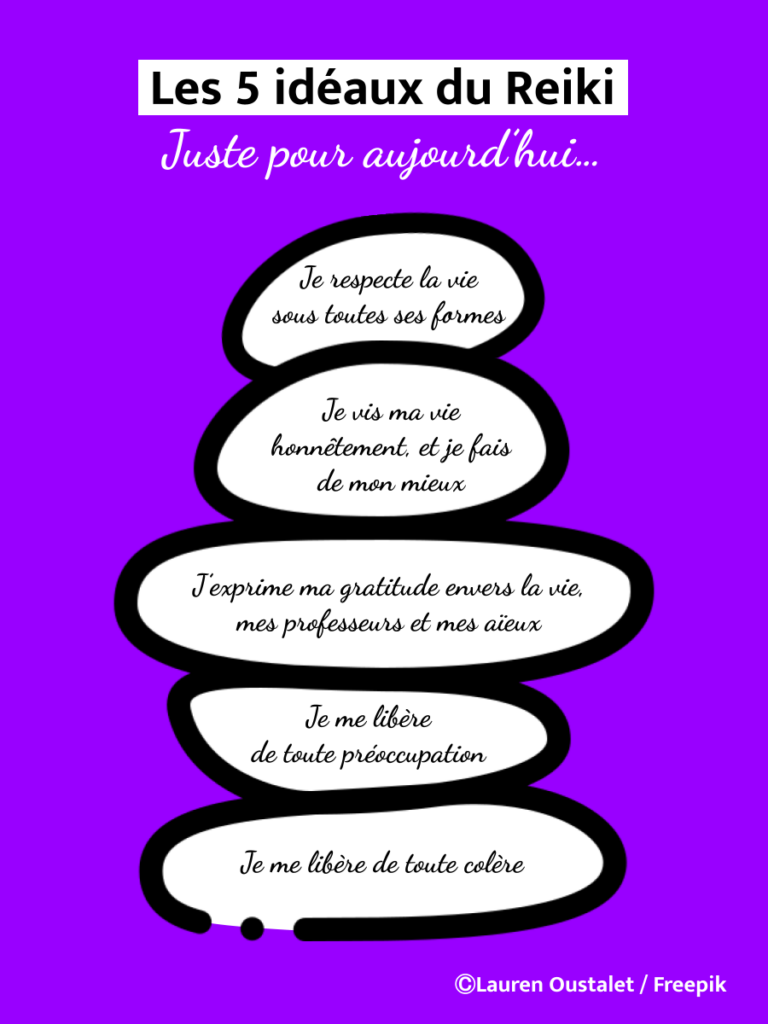 Les 5 idéaux du Reiki